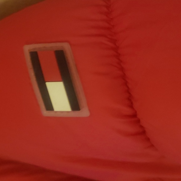 Tommy hilfiger NWT red puffer down jacket. Extremely warm. Great gift! - Picture 2 of 2